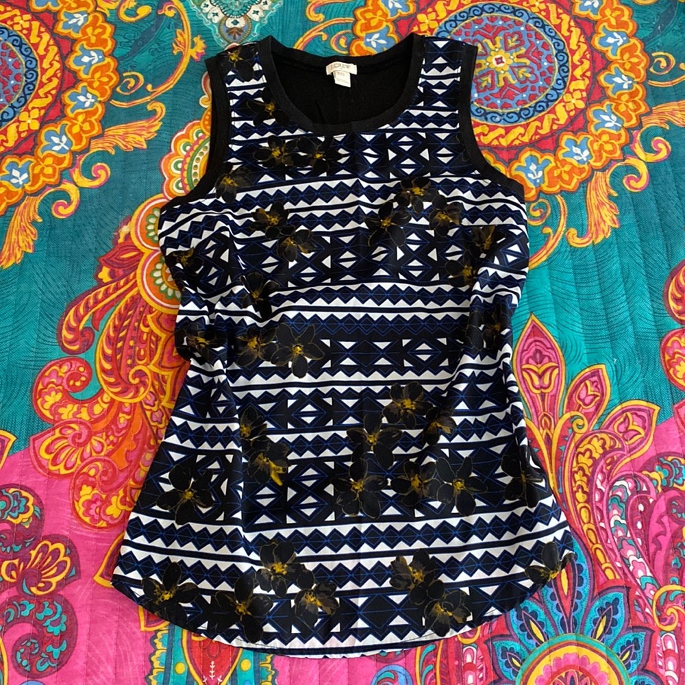 💥5 for $18💥 J. Crew sleeveless blouse XXS